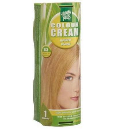 HENNA PLUS COLOUR CREAM 8.3 GOLD BLOND 60 ML