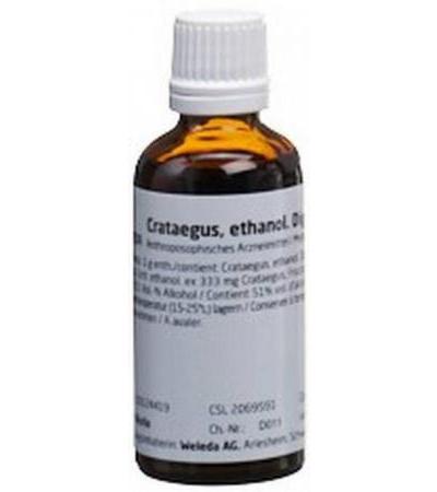 WELEDA CRATAEGUS ETHANOL. DIGESTIO DIL 33 % 50 ML