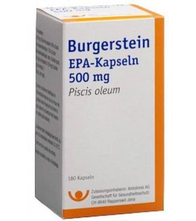 BURGERSTEIN EPA-KAPSELN 500 MG 180 KAPSELN