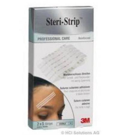3M STERI STRIP 3X75MM WEISS VERSTÄRKT 2 X 5 STÜCK