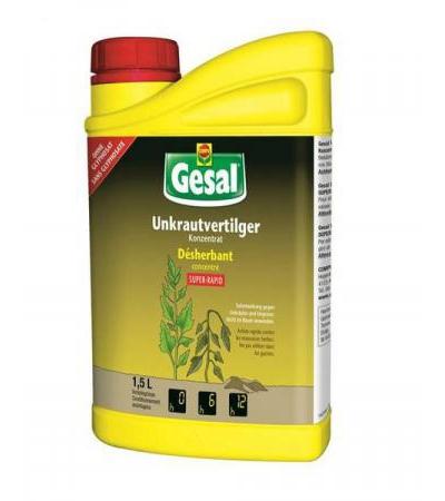 GESAL UNKRAUTVERTILGER SUPER-RAPID KONZENTRAT 1500 ML
