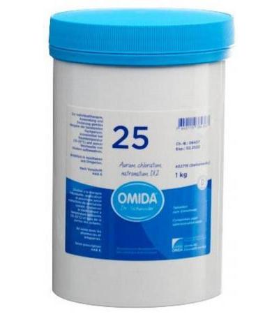 OMIDA SCHÜSSLER NO25 AUR CHLO NAT TABL D 12 1000 G