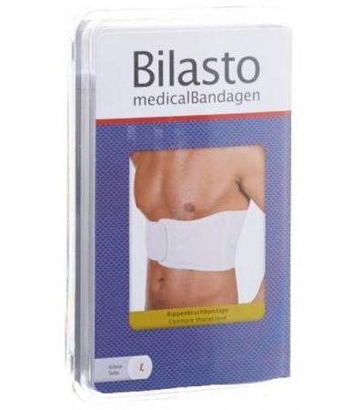 BILASTO RIPPENBRUCHBANDAGE L WEISS UNISEX