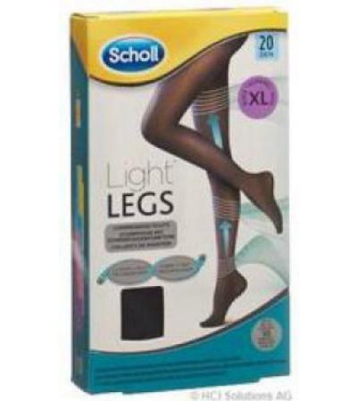 SCHOLL LIGHTLEGS STRUMPFHOSE 20DEN XL SCHWARZ 1 PAAR