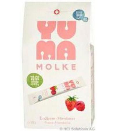 YUMA MOLKE ERDBEER-HIMBEER 2-WOCHEN-PACKUNG 14 X 25 G