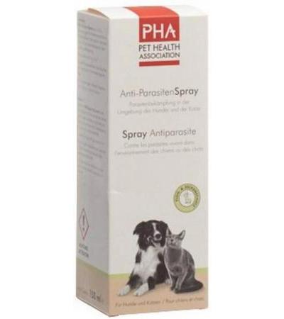 PHA ANTI-PARASITEN SPRAY LÖS FÜR HUNDE UND KATZEN 150 ML