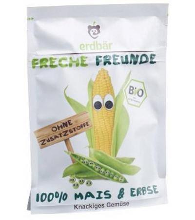 FRECHE FREUNDE GEMÜSECHIPS MAIS & ERBSEN 20 G