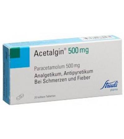ACETALGIN 20 TEILBARE TABLETTEN