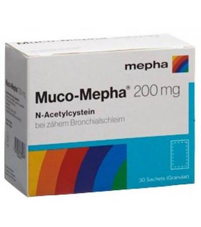 MUCO MEPHA GRAN 200 MG BTL 30 STK