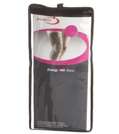 OMNIMED ENERGY PRO GENU KNIE-BANDAGE XXL ANTHRAZIT