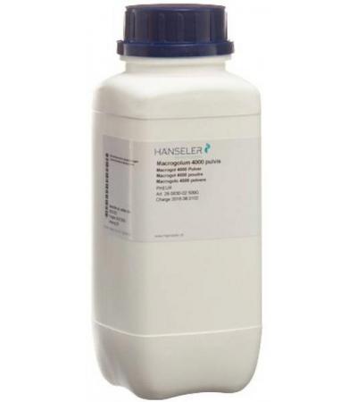 HÄNSELER MACROGOLUM 4000 PULVIS PHEUR 500 G