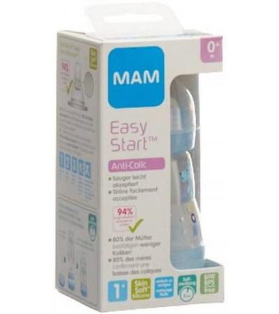 MAM EASY START ANTI-COLIC FLASCHE 160ML 0+ MONATE BOY