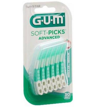 GUM SUNSTAR BORSTEN SOFT PICKS ADVANCED REGULAR 30 STK