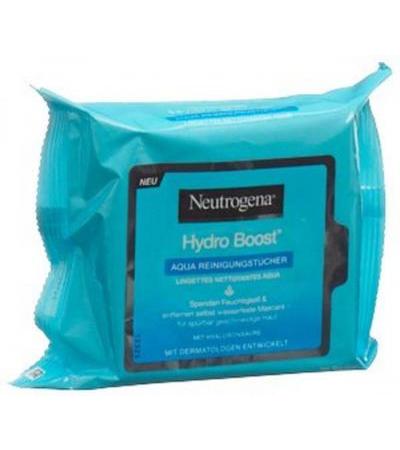 NEUTROGENA HYDRO BOOST AQUA REINIGUNGSTÜCHER 25 STK