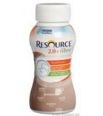 RESOURCE 2.0+FIBRE KAFFEE GESCHMACK 4 X 200 ML