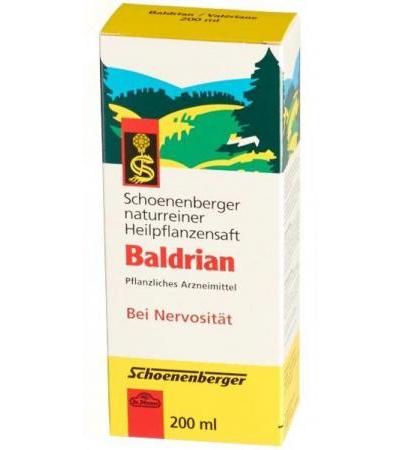 SCHOENENBERGER NATURREINER HEILPFLANZENSAFT BALDRIAN 200 ML