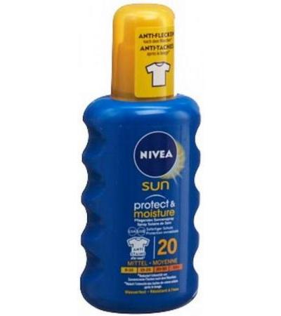 NIVEA SUN PROTECT&MOISTURE SONNENSPR LSF20 200 ML