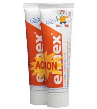 ELMEX KINDER ZAHNPASTA DUO 2 X 75 ML