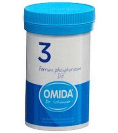 OMIDA SCHÜSSLER NO3 FERRUM PHOSPHORICUM TABL D 3 DS 100 G