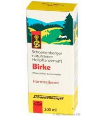 SCHOENENBERGER NATURREINER HEILPFLANZENSAFT BIRKE 200 ML