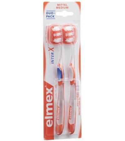 ELMEX KARIESSCHUTZ MEDIUM ZAHNBÜRSTE DUO 1 STÜCK