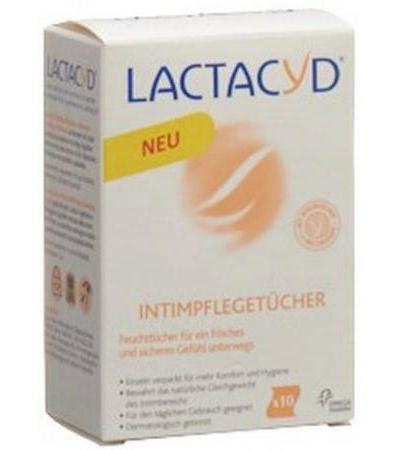 LACTACYD INTIMPFLEGETÜCHER EINZELNVERPACKT 10 STK