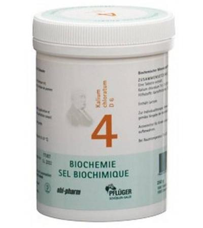 PFLÜGER SCHÜSSLER NR4 KAL CHLOR TABL D 6 250 G