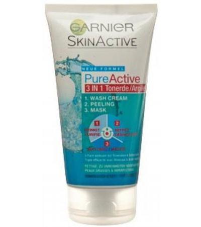 GARNIER SKIN NATURALS PURE REINIGUNG 3IN1 TB 150 ML