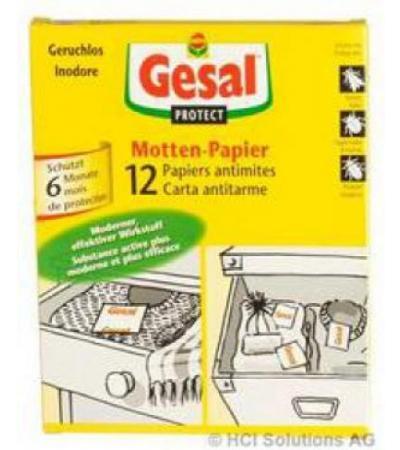 GESAL PROTECT MOTTEN PAPIER 12 STK