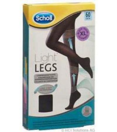 SCHOLL LIGHTLEGS STRUMPFHOSE 60DEN XL SCHWARZ 1 PAAR