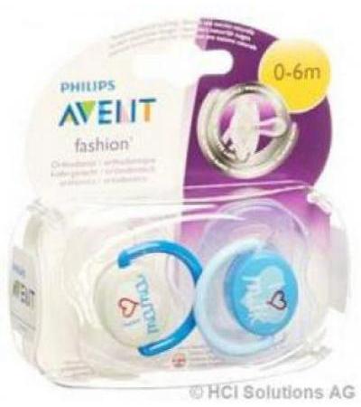 AVENT PHILIPS BERUHIGUNGSSAUGER ILOVE KISS 0-6M