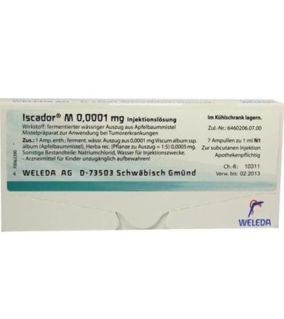 Iscador M 0.0001mg 7x1 Milliliter 