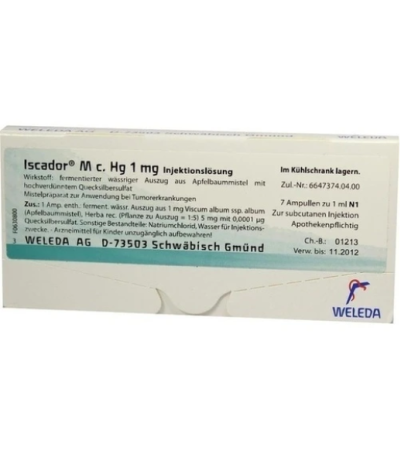 Iscador M c. Hg 1mg 7x1 Milliliter