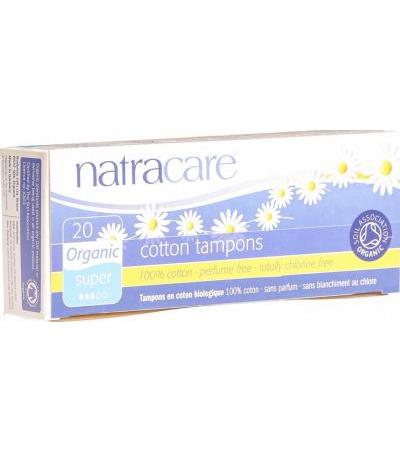 Natracare Tampons Super 20 штук