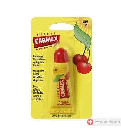 Carmex бальзам для губ Cherry SPF 15 в тюбике 10г